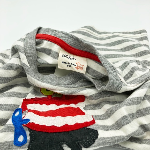 NWT MINI BODEN CHATTERING TEETH T SHIRT 5-6 YRS - Picture 3 of 5